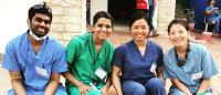 dental students in a foreign country